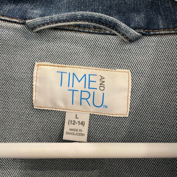 Time and Tru Blue Denim Jacket - Picture 5 of 5